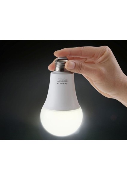 Elektrik Kesilince De Çalışan 9 Watt LED Ampul, Şarjlı LED Ampul Kendini Şarj Eden E27 Duy LED Ampul