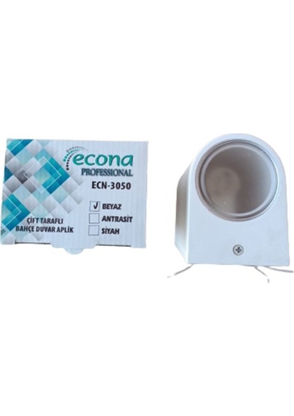 Bahçe Aplik Beyaz Kasa Çift Yön GU10 Duy Beyaz Işık E27 LED Ampul 0 - 250 Watt Yok fiyatları