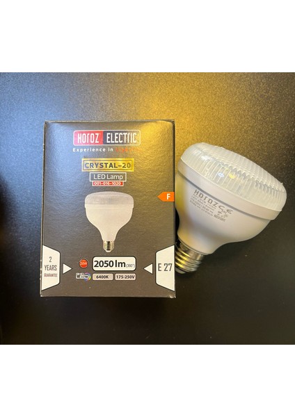 Crystal-20 LED Ampul 20W Beyaz Işık E27 Duy Tekli Beyaz Işık E27 LED Ampul 20 Watt Yok A'dan G'ye F fiyatları