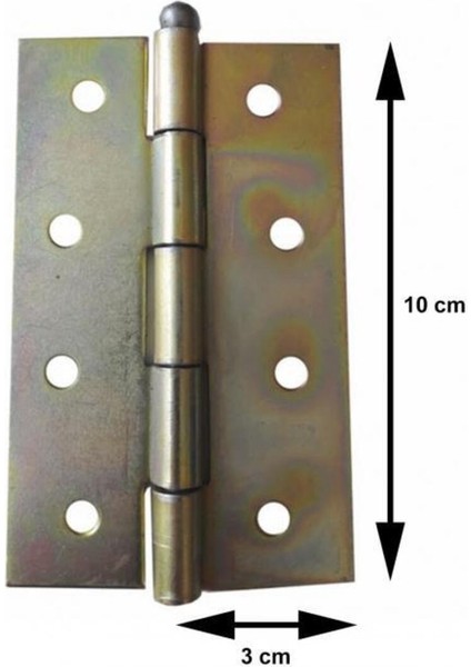 Yaprak Menteşe 4 cm Tekli Dolap Kapak Menteşesi Tr
