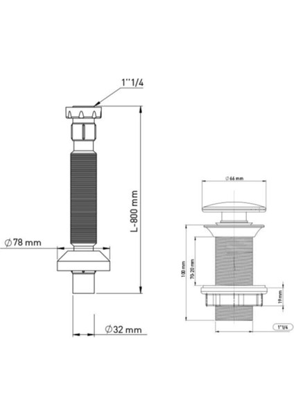 Pup-Up Çelik Kapaklı Koku Önleyici Basmalı Aç Kapa Lavabo Sifonu Tesisat Malzemeleri fiyatları