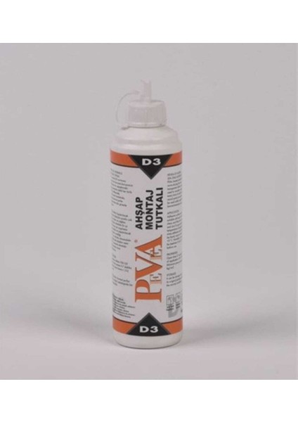 Şeffaf Ahşap Montaj Tutkalı, 500GR. Ağaç Ahşap Mdf Parke Yapıştırıcı D3 Tutkal Hızlı Yapıştırıcı