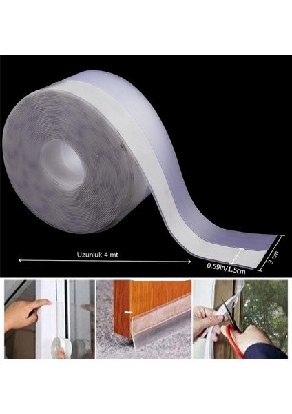 Rüzgar ve Soğuk Kesici Kapı Pencere Bandı Kapı Bandı Kapı Altı Rüzgar Toz Önleyici Izolasyon Bant Ç