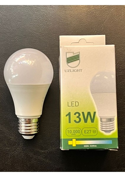 13 Watt 1050 Lümen Yüksek Işık 3000K Günışığı A60 E27 LED Ampul Tekli Gün Işığı E27 LED Ampul 13 Wat