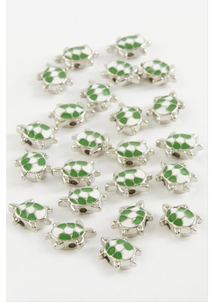 Resveq Kaplumbağa Mineli Bileklik ve Kolye Ucu Aparatı 1 Adet-Lila