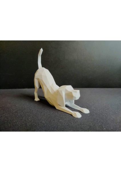 Sevimli Düşük Poli Köpek