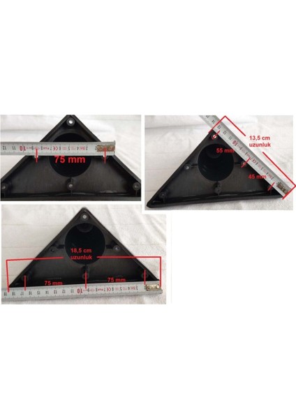 Sena Plastik Ayak Baza Ayağı Koltuk - Kanepe Ayağı Puf-Tv Ünitesi Ayağı 4 Adet 12 cm Siyah Renk Mobi indirimleri