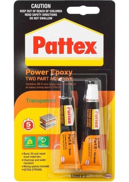 Rapid Metal Pow Epoxy Lig. Steel 2X11 ml 1990107 Japon Yapıştırıcısı