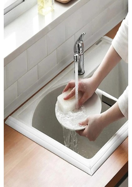 Lavabo Klozet Pimapen Kenarı ve Küvet Kenar Bandı - 3,2 mt Su Sızdırmaz Geçirmez Bant Izolasyon Band