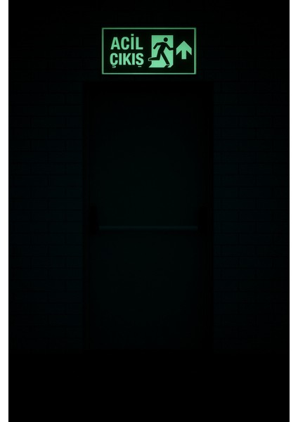 Fosforlu Acil Çıkış Levhası Bant Hediyeli Fotolümen Levha Tr Fbs Iş Güvenliği Ekipmanları fırsatları