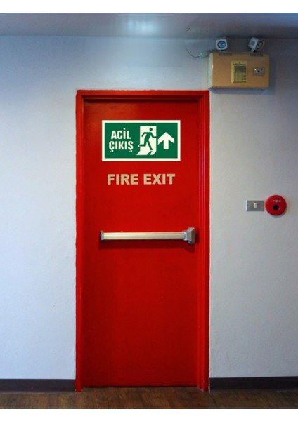 Fosforlu Acil Çıkış Levhası Bant Hediyeli Fotolümen Levha Tr Fbs Iş Güvenliği Ekipmanları indirimleri