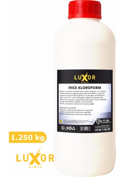 Ince Kloroform 1.250 kg Hızlı Yapıştırıcı Şeffaf Tr