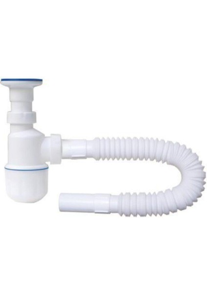 SFN04 Körüklü Tahliye Taslı Lavabo Sifonu (Ø32)