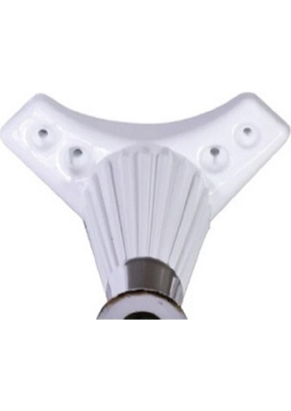 Mobilya Aksesuarı Baza Kanepe Koltuk Puf Ayağı Beyaz Krom 15 cm (2 Adet) Beyaz modelleri