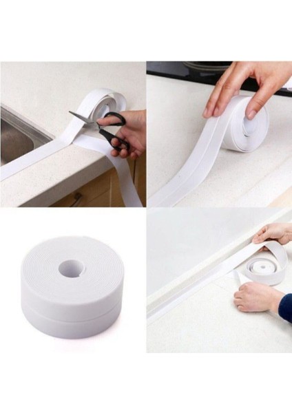 Nem Küf Önleyici Ithal Su Sızdırmaz Su Geçirmez Bant 3,2 Metre Hızlı Yapıştırıcı Beyaz Tr fırsatları