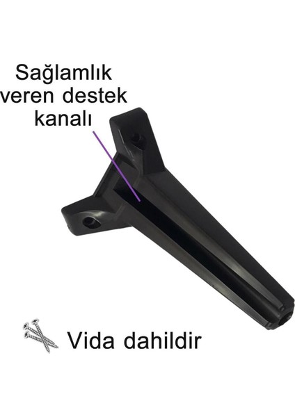 4 Adet Serdivan 20 cm Siyah Lüx Mobilya Kanepe Sehpa Ünite Koltuk Ayağı Baza Ayak Masa Ayakları Siya fırsatları