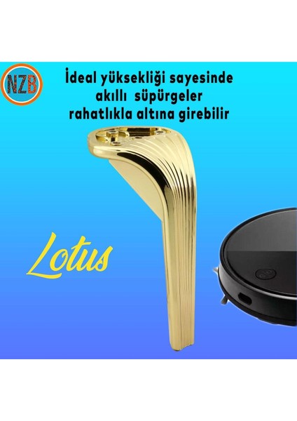 Mobilya Yükseltici Kanepe Sehpa Tv Ünitesi Koltuk Ayağı 23 cm Gold Altın Baza Ayak Masa Ayakları Alt indirimleri