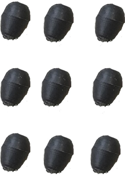 Metal Firkete Ayak Tapası Siyah Plastik Pabuç 9 Adet Keçeler Siyah Tr