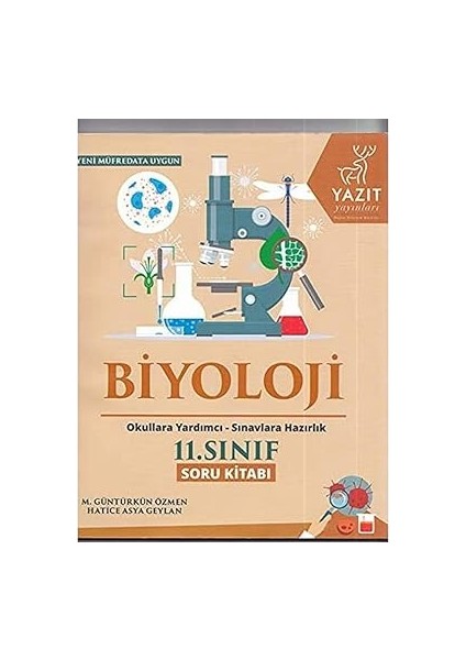 Yazıt 11.sınıf Biyoloji Soru Kitabı Yeni + Yapışkanlı Not Kağıdı