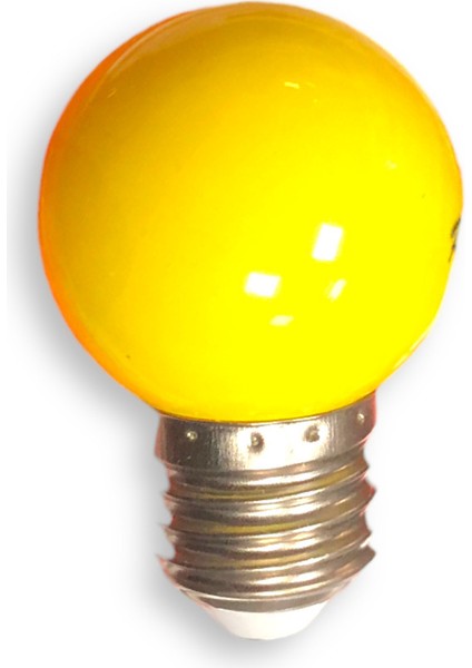 1 Adet Ampul E-27 1 W Renkli Gece Lambası Ampulü Pst Tekli Gün Işığı E27 LED Ampul 1 Watt Yok A'dan