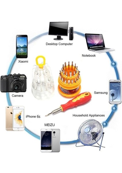 Tornavida Seti 31 Parça Yumurta Tornavida Bits Uç Seti Telefon Tamir Elektronik Tornavida Tamir Torn fiyatları