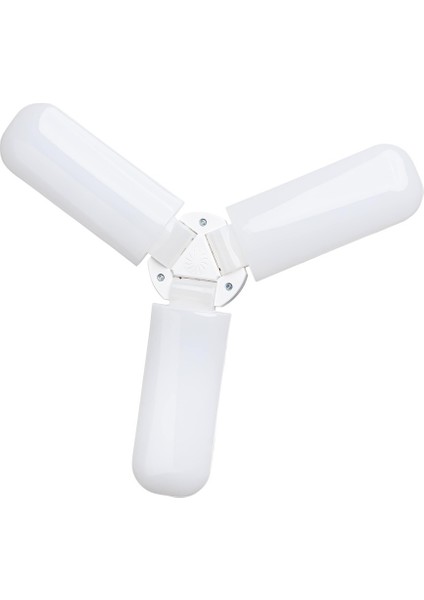 Pervane LED Fan Ampul, 36W Beyaz Tekli Beyaz Işık E27 LED Ampul 36 Watt Yok