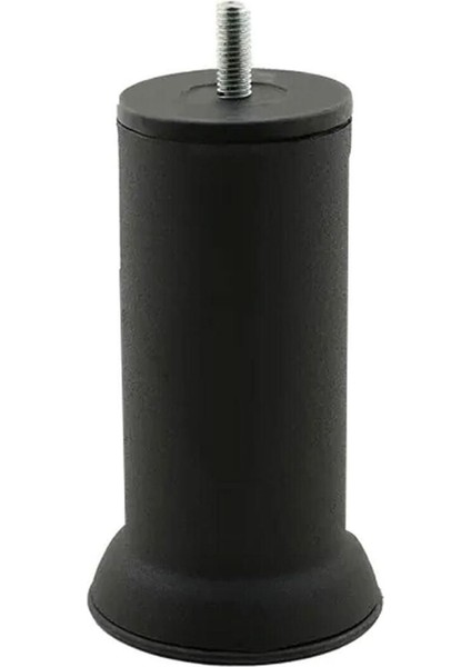 4 Adet Metal Destek Ayağı 12 cm Siyah Mobilya Kanepe Baza Koltuk Ayakları Metrik 8 Civatalı Ince Diş indirimleri