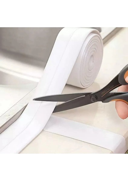 Su Sızdırmaz Geçirmez Bant Lavabo Küvet Kenar Bandı Küvet Duş 3,2 M x 38 Tamir Bandı Beyaz modelleri
