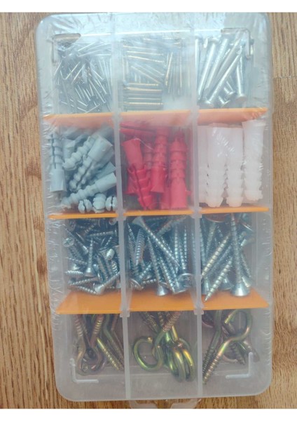 240 Parça Vida,dübel,duvar Çivisi,askılı Vida Set Vida Set fırsatları