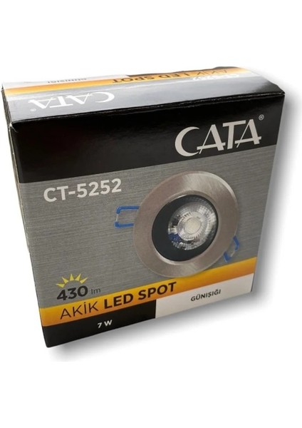 6W Akik Spot Günışığı Saten Gövde Var Gün Işığı LED 6 Watt Tr fiyatları