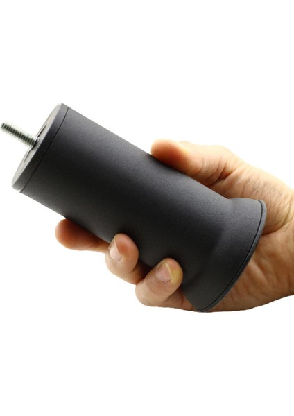 Mobilya Yüksletici Baza Metal Kanepe Koltuk Destek Ayağı M8 Civatalı Ince Diş Siyah Metal Ayak 12 cm indirimleri