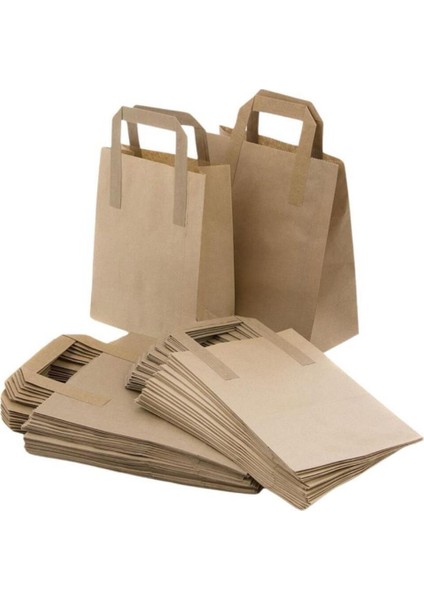 Esmer Kraft Kağıt Çanta 25X28X14 cm 50 Adet 50 x 70 modelleri