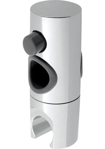 Duş Başlığı Boru Gezeri Mafsal Sürgü Askısı Duş Seti Gri Krom