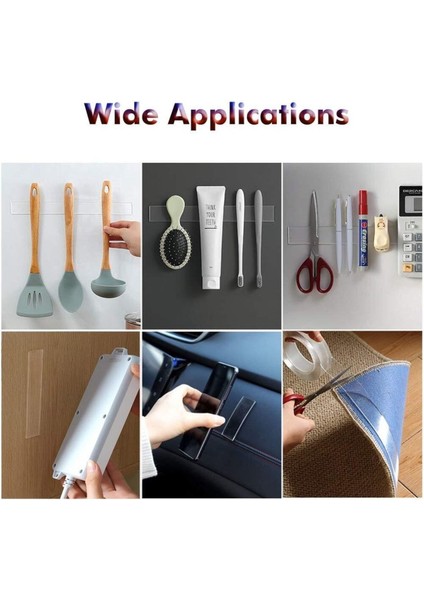 6 Metre Çift Taraflı Nano Teknolojili Süper Güçlü Bant Extra Güçlü Duvar Çerçeve Taşıyıcı Süper Güçl modelleri