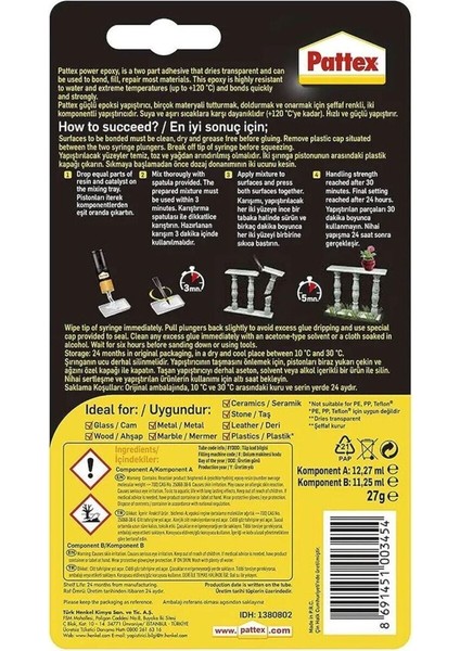 Mix Epoxy Güçlü Epoksi Yapıştırıcı 27 G Epoksiler Siyah Tr fiyatları