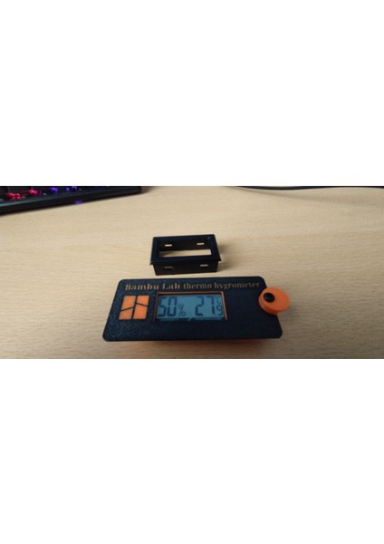 Bambu Lab Karbon Filtre Kapağı Sıcaklık/higrometre (Özelleştirilebilir Tasarım)