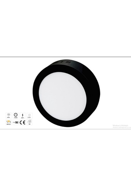 18W LED Panel Yuvarlak S.ü Beyaz Işık Yok Beyaz Işık LED 18 W A A'dan G'ye