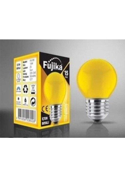 Gece Ampul Tekli Sarı Işık E27 Tasarruflu Ampul 15 Watt Yok A'dan G'ye G BCE4DBDE-B1FF-35A5-9F28-95A