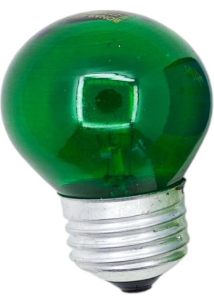 10W E27 Yeşil Renk Yuvarlak Gece Lambası Ampulü 1 Adet Tekli Gün Işığı E27 Filament Ampul 10 Watt Va