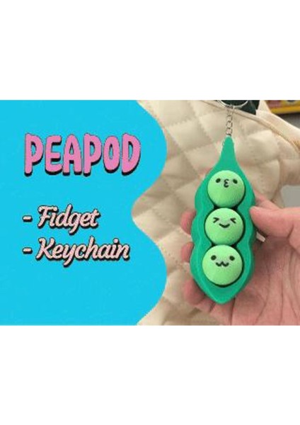 Peapod Clicker Fidget / Anahtarlık Oyuncak