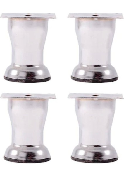 Plastik Lola 7,5cm Tablalı Dolap Vestiyer Ayağı-4'lü Masa Ayakları Beyaz