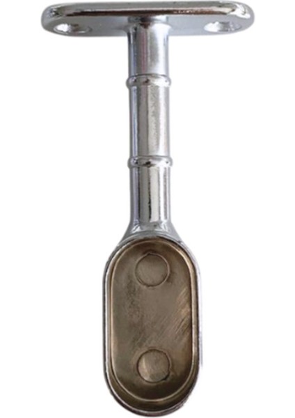 Oval Ayaklı Kapalı Askı Borusu Flanşı Mobilya Oval Boru Flanşı(2 Adet)Iç Ölçüleri EN:15MM BOY:25MM)