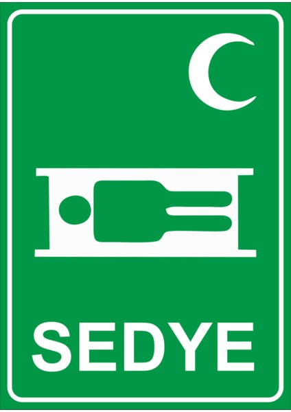 Sedye 21X35 Arkası Sticker