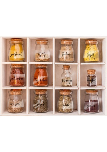 Suya Dayanıklı Şeffaf Etiket Yazılabilir Baharatlık Saksı Için 30 Adet Hızlı Yapıştırıcı