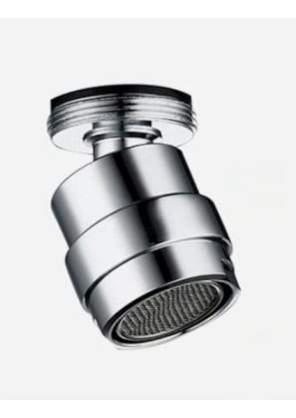 Pirinç Oynar Başlı Batarya Ucu 360 Derece Oynar Perlatör 2 Yıl Krom Tr