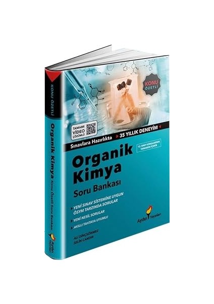 Aydın Ayt Organik Kimya Konu Özetli Soru Bankası(Yeni) + Yapışkanlı Not Kağıdı