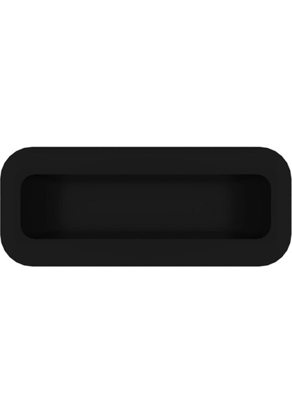 30X70 mm Plastik Dikdörtgen Içe Geçme Profil Tapası (Kutu) (4 Adet) Keçeler Siyah fırsatları