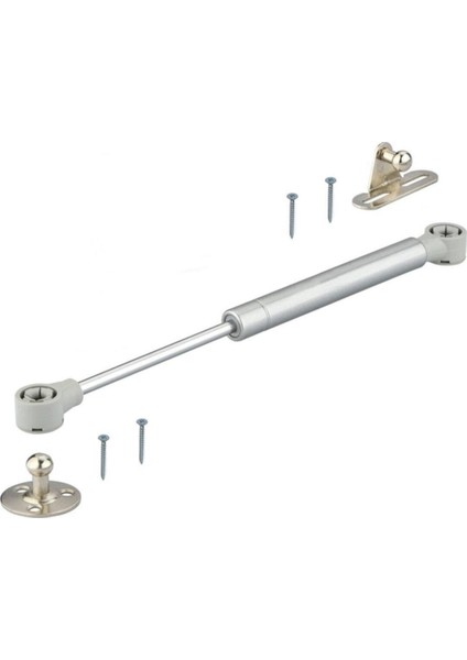 120 N Gazlı Amortisör Piston Kalkar Dolap Kapakları Için 27 cm Gri Mobilya Makasları Beyaz