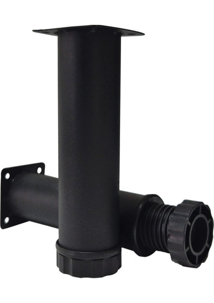 4 Adet 12 cm Lüks Ayarlanabilir Metal Kanepe Baza Ayak Dolap Robot Süpürge Koltuk Yükseltici Ayak Si