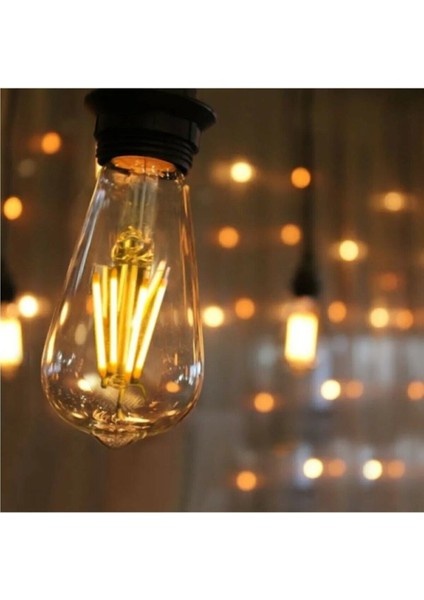 4 W Rustik LED Ampul (1 Adet) Tekli Sarı Işık E27 Rustik Ampul 4 Watt Yok A'dan G'ye A Cn fiyatları